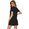 image:imageWiWi Bamboo Viscose Womens Pajama Sets Tshirt amp Sleep Shorts Loungewear Set Soft 2 Piece Pjs Summer Cooling Sleepwear SXXLAblack