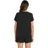 image:imageWiWi Bamboo Viscose Womens Pajama Sets Tshirt amp Sleep Shorts Loungewear Set Soft 2 Piece Pjs Summer Cooling Sleepwear SXXLBblack