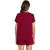 image:imageWiWi Bamboo Viscose Womens Pajama Sets Tshirt amp Sleep Shorts Loungewear Set Soft 2 Piece Pjs Summer Cooling Sleepwear SXXLBwine Red
