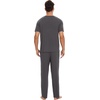 image:imageWiWi Cooling Mens Pajamas Set Super Soft Viscose Bamboo Sleepwear Sleep Sets Short Sleeve Loungewear with Pockets SXXLAdark Grey