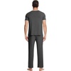 image:imageWiWi Cooling Mens Pajamas Set Super Soft Viscose Bamboo Sleepwear Sleep Sets Short Sleeve Loungewear with Pockets SXXLBcharcoal Heather