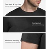 image:imageWiWi Cooling Mens Pajamas Set Super Soft Viscose Bamboo Sleepwear Sleep Sets Short Sleeve Loungewear with Pockets SXXLCblack