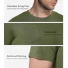 image:imageWiWi Cooling Mens Pajamas Set Super Soft Viscose Bamboo Sleepwear Sleep Sets Short Sleeve Loungewear with Pockets SXXLCdark Fence Green