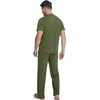 image:imageWiWi Cooling Mens Pajamas Set Super Soft Viscose Bamboo Sleepwear Sleep Sets Short Sleeve Loungewear with Pockets SXXLCdark Fence Green