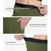 image:imageWiWi Cooling Mens Pajamas Set Super Soft Viscose Bamboo Sleepwear Sleep Sets Short Sleeve Loungewear with Pockets SXXLCdark Fence Green