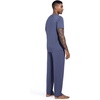 image:imageWiWi Cooling Mens Pajamas Set Super Soft Viscose Bamboo Sleepwear Sleep Sets Short Sleeve Loungewear with Pockets SXXLCvintage Indigo