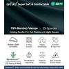 image:imageWiWi Long Sleeve Bamboo Viscose Nightgowns for Women Soft Cooling Sleep Night Dress Shirts for Women Sleepwear SXXLBdark Bluish Green