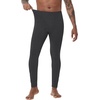 image:imageWiWi Mens Long Johns Thermal Underwear Bottoms Base Layer Leggings Viscose from Bamboo Baselayer Pants SXXLCharcoal Heather