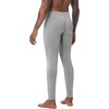 image:imageWiWi Mens Long Johns Thermal Underwear Bottoms Base Layer Leggings Viscose from Bamboo Baselayer Pants SXXLHeather Grey
