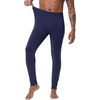 image:imageWiWi Mens Long Johns Thermal Underwear Bottoms Base Layer Leggings Viscose from Bamboo Baselayer Pants SXXLNavy