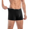 image:imageWiWi Mens Modal Underwear 4Pack Boxer Briefs MoistureWicking Tagless Shorts Soft Stretchy Brief SXXLBlack Heather Grey4 Pack