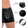 image:imageWiWi Mens Modal Underwear 4Pack Boxer Briefs MoistureWicking Tagless Shorts Soft Stretchy Brief SXXLBlack4 Pack