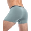 image:imageWiWi Mens Modal Underwear 4Pack Boxer Briefs MoistureWicking Tagless Shorts Soft Stretchy Brief SXXLGreen GreenDeep Dusty BlueDeep Dusty Blue