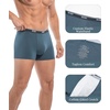 image:imageWiWi Mens Modal Underwear 4Pack Boxer Briefs MoistureWicking Tagless Shorts Soft Stretchy Brief SXXLGreen GreenDeep Dusty BlueDeep Dusty Blue