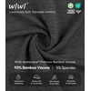 image:imageWiWi Mens Pajama Pants Super Soft Bamboo Viscose Cooling Lounge Bottoms Sleep Comfy Pj Joggers Sweatpant with Pockets SXXLAcharcoal Heather