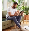 image:imageWiWi Mens Pajama Pants Super Soft Bamboo Viscose Cooling Lounge Bottoms Sleep Comfy Pj Joggers Sweatpant with Pockets SXXLAdark Grey