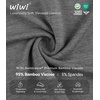 image:imageWiWi Mens Pajama Pants Super Soft Bamboo Viscose Cooling Lounge Bottoms Sleep Comfy Pj Joggers Sweatpant with Pockets SXXLAdark Heather Grey