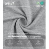 image:imageWiWi Mens Pajama Pants Super Soft Bamboo Viscose Cooling Lounge Bottoms Sleep Comfy Pj Joggers Sweatpant with Pockets SXXLAheather Grey