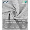 image:imageWiWi Mens Pajama Pants Super Soft Bamboo Viscose Cooling Lounge Bottoms Sleep Comfy Pj Joggers Sweatpant with Pockets SXXLAlight Heather Grey