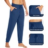 image:imageWiWi Mens Pajama Pants Super Soft Bamboo Viscose Cooling Lounge Bottoms Sleep Comfy Pj Joggers Sweatpant with Pockets SXXLBcharcoal HeatherDark Blue