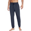 image:imageWiWi Mens Pajama Pants Super Soft Bamboo Viscose Cooling Lounge Bottoms Sleep Comfy Pj Joggers Sweatpant with Pockets SXXLBmidnight BlueFog Blue