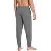 image:imageWiWi Mens Pajama Pants Super Soft Bamboo Viscose Cooling Lounge Bottoms Sleep Comfy Pj Joggers Sweatpant with Pockets SXXLCdark Heathe Grey