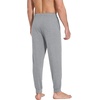 image:imageWiWi Mens Pajama Pants Super Soft Bamboo Viscose Cooling Lounge Bottoms Sleep Comfy Pj Joggers Sweatpant with Pockets SXXLCheather Grey