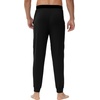 image:imageWiWi Mens Pajama Pants Super Soft Bamboo Viscose Cooling Lounge Bottoms Sleep Comfy Pj Joggers Sweatpant with Pockets SXXLDblack