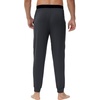 image:imageWiWi Mens Pajama Pants Super Soft Bamboo Viscose Cooling Lounge Bottoms Sleep Comfy Pj Joggers Sweatpant with Pockets SXXLDcharcoal