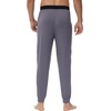 image:imageWiWi Mens Pajama Pants Super Soft Bamboo Viscose Cooling Lounge Bottoms Sleep Comfy Pj Joggers Sweatpant with Pockets SXXLDdark Grey
