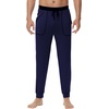 image:imageWiWi Mens Pajama Pants Super Soft Bamboo Viscose Cooling Lounge Bottoms Sleep Comfy Pj Joggers Sweatpant with Pockets SXXLDnavy