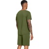 image:imageWiWi Mens Pajamas Set Soft Short Sleeve Pj Sleepwear Top and Shorts Pajama Sets LoungewearViscose from Bamboo S3XAarmy Green