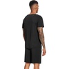 image:imageWiWi Mens Pajamas Set Soft Short Sleeve Pj Sleepwear Top and Shorts Pajama Sets LoungewearViscose from Bamboo S3XAblack