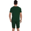 image:imageWiWi Mens Pajamas Set Soft Short Sleeve Pj Sleepwear Top and Shorts Pajama Sets LoungewearViscose from Bamboo S3XBdeep Green