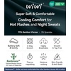 image:imageWiWi Mens Pajamas Set Viscose from Bamboo Long Sleeve Sleepwear Knit Nightwear 2 Pieces Loungewear Sets with Pants SXXLDark Bluish Green