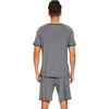 image:imageWiWi Mens Pajamas Set Viscose from Bamboo Short Sleeve Top amp Pajama Shorts Sleepwear Soft Loungewear with Pockets SXXLAdark Heather Grey