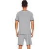 image:imageWiWi Mens Pajamas Set Viscose from Bamboo Short Sleeve Top amp Pajama Shorts Sleepwear Soft Loungewear with Pockets SXXLAheather Grey