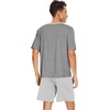 image:imageWiWi Mens Pajamas Set Viscose from Bamboo Short Sleeve Top amp Pajama Shorts Sleepwear Soft Loungewear with Pockets SXXLBdark Heather GreyAsh Grey