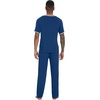 image:imageWiWi Mens Short Sleeve Pajamas Set Sleepwear Casual Soft Sleep Sets with Pockets Loungewear Viscose from Bamboo SXXLBink Blue