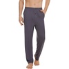 image:imageWiWi Mens Soft Knit Pajama Pants Lightweight Sleep Lounge Bottoms with Pockets Open Fly Sleepwear Sweatpants SXXLDark Grey