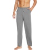 image:imageWiWi Mens Soft Knit Pajama Pants Lightweight Sleep Lounge Bottoms with Pockets Open Fly Sleepwear Sweatpants SXXLHeather Grey