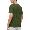 image:imageWiWi Mens TShirts Classic Soft Tee Viscose from Bamboo Loungewear Lightweight Short Sleeves Pajama Sleep Shirt SXXLAarmy Green