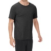 image:imageWiWi Mens TShirts Classic Soft Tee Viscose from Bamboo Loungewear Lightweight Short Sleeves Pajama Sleep Shirt SXXLAcharcoal Heather