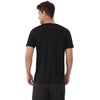image:imageWiWi Mens TShirts Classic Soft Tee Viscose from Bamboo Loungewear Lightweight Short Sleeves Pajama Sleep Shirt SXXLBblack