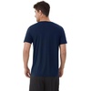 image:imageWiWi Mens TShirts Classic Soft Tee Viscose from Bamboo Loungewear Lightweight Short Sleeves Pajama Sleep Shirt SXXLBdark Navy