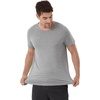 image:imageWiWi Mens TShirts Classic Soft Tee Viscose from Bamboo Loungewear Lightweight Short Sleeves Pajama Sleep Shirt SXXLBheather Grey