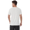 image:imageWiWi Mens TShirts Classic Soft Tee Viscose from Bamboo Loungewear Lightweight Short Sleeves Pajama Sleep Shirt SXXLBraw White