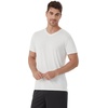 image:imageWiWi Mens TShirts Classic Soft Tee Viscose from Bamboo Loungewear Lightweight Short Sleeves Pajama Sleep Shirt SXXLBraw White