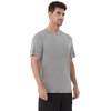 image:imageWiWi Mens TShirts Classic Soft Tee Viscose from Bamboo Loungewear Lightweight Short Sleeves Pajama Sleep Shirt SXXLCheather Grey