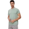 image:imageWiWi Mens TShirts Classic Soft Tee Viscose from Bamboo Loungewear Lightweight Short Sleeves Pajama Sleep Shirt SXXLDcameo Green